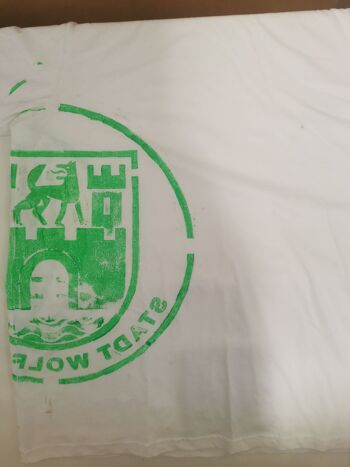 T-shirt homme blanc/vert Wolfsburg