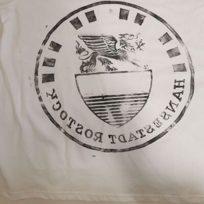 Men's t-shirt white/black Rostock