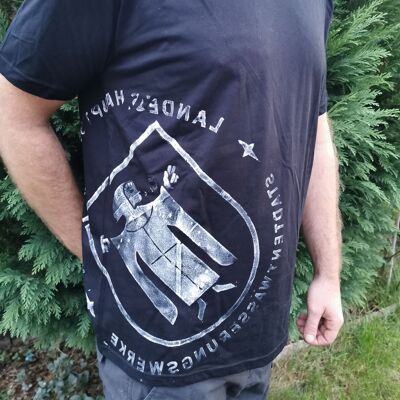 Herren T-Shirt schwarz/weiß München