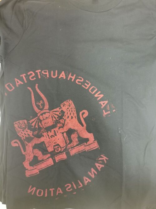 Herren T-Shirt schwarz/rot Hannover