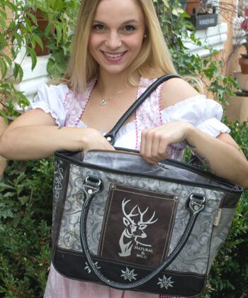 Domelo sac traditionnel sac dirndl sac à main Oktoberfest Petit sac à bandoulière en toile 10