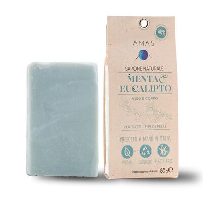 AMAS Natural Dermopurifying Soap - Minze & Eukalyptus