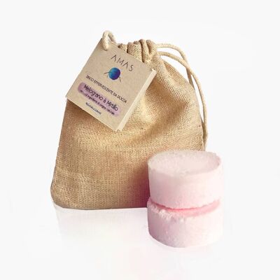 2x Pomegranate & Blueberry Shower Scrub Discs - Exfoliators