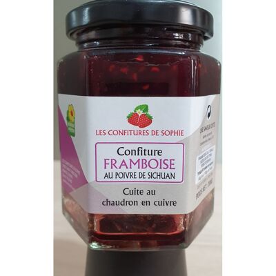 confiture de framboise au poivre de sichuan