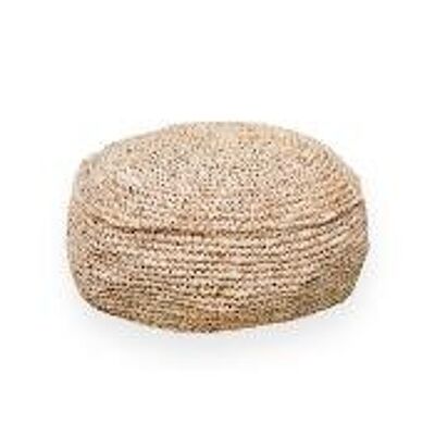 Pouf Redondo di rafia natural54