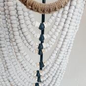 Collar decorativo Shelly, blanco129 3