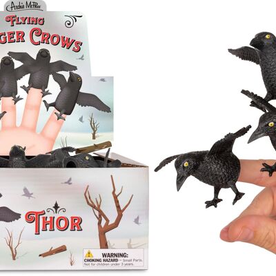 Finger Crows - Marionnette à doigts