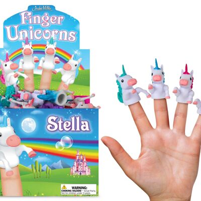 Unicornios de dedo - Títeres de dedo