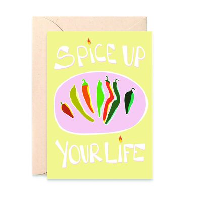 'Spice Up Your Life' Card