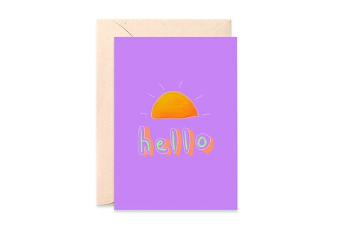 Carte 'Hello'