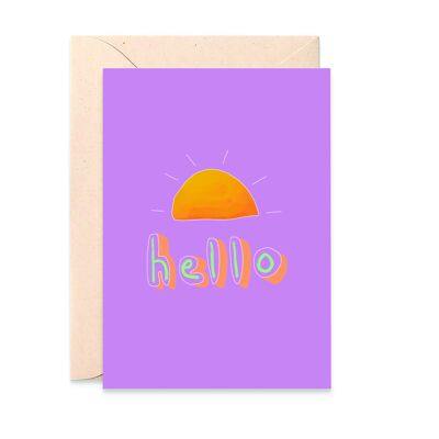 'Hello' card