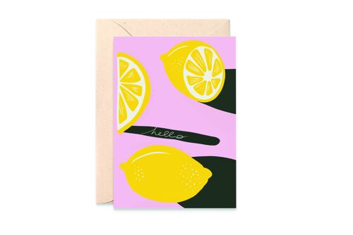 Carte 'Hello Lemons'