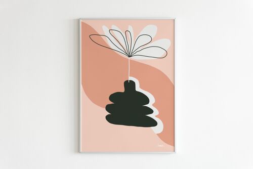 Affiche 'Peach Vase'