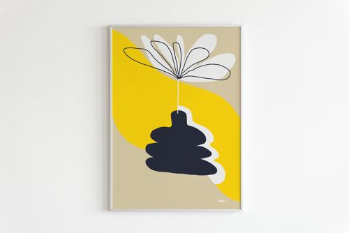 Affiche 'Yellow Vase'