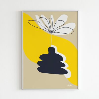 Affiche 'Yellow Vase'