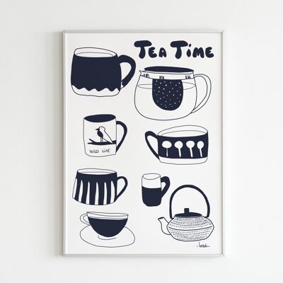 Póster 'La hora del té'