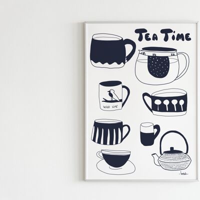 Plakat 'Teezeit'