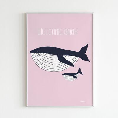 Affiche 'Welcome Baby'