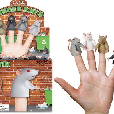 Ratas de dedo - Títeres de dedo