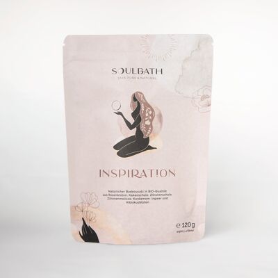 Thé de bain bio de qualité, fait main "INSPIRATION" | 120g