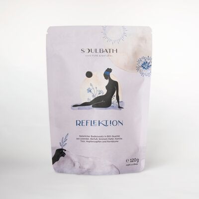 Thé de bain de qualité biologique, fait à la main "REFLEKTION" | 120g