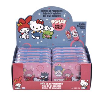 boite en métal 24 pansements Hello Kitty and Friends 2