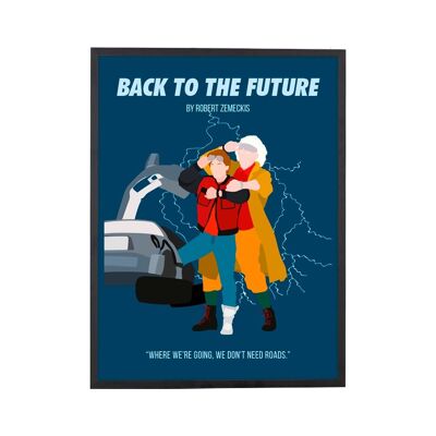 Back to the Future Art Print