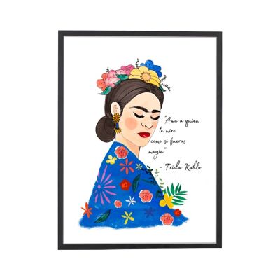 Frida Watercolor Art Print