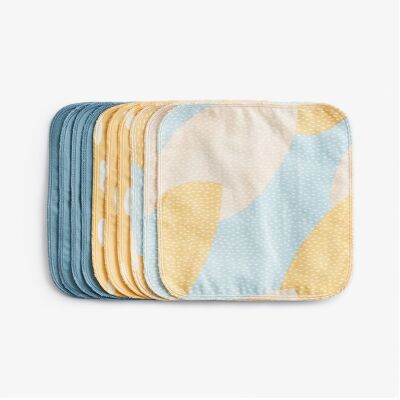 Reusable Wipes, 10-p