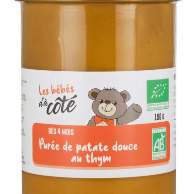 Organic sweet potato puree 190g (from 4 months)