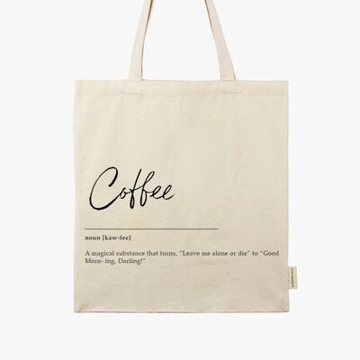 Dictionnaire du café Tote bag