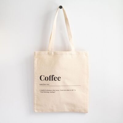 Kaffee-Einkaufstasche