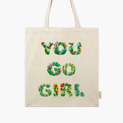 Tu vas fille Tote bag