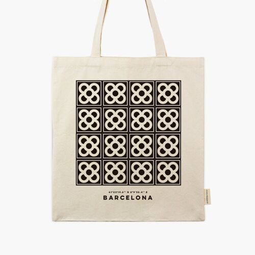 Barcelona Tile Tote Bag