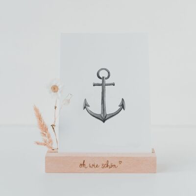 Watercolor card anchor (PU = 10 pieces)