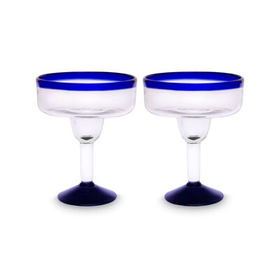 Verres à margarita en lot de 2, originaux mexicains