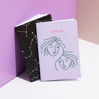 Gemini-Notizbuch-Set | Sternzeichen | Konstellation