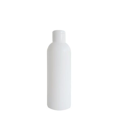 EVEREST BOTTLE - WHITE OPAQUE PET PLASTIC - 200ml - WHITE SERVICE CAPSULE