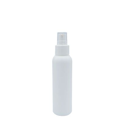 EVEREST BOTTLE - WHITE OPAQUE PET PLASTIC - 100ML - WHITE CREAM PUMP PP