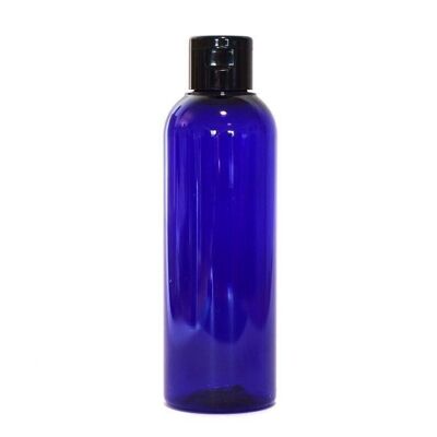 VICTOIRE BOTTLE - BLUE PET PLASTIC - 200ml - BLACK SERVICE CAPSULE