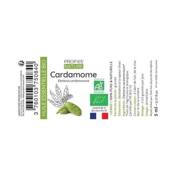 HUILE ESSENTIELLE CARDAMOME BIO 5 ml 6