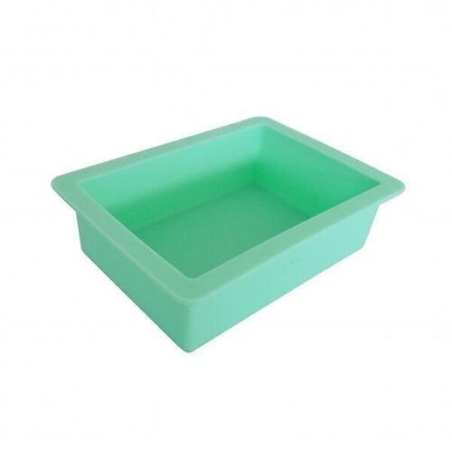 MOULE RECTANGULAIRE -  SILICONE VERT - FABRICATION SAVON - DIY