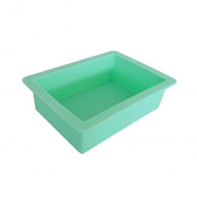 MOULE RECTANGULAIRE -  SILICONE VERT - FABRICATION SAVON - DIY