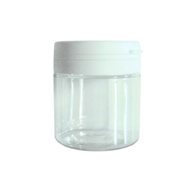 POT MONT BLANC - POT EN PLASTIQUE TRANSPARENT - 50 ML