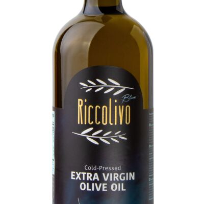 Riccolivo Premium Aceite de Oliva Virgen Extra Azul (Claro) 750 ml