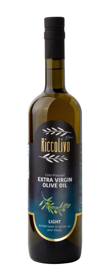 Riccolivo Premium Huile d'Olive Extra Vierge Bleue (Lumière) 750 ml 1