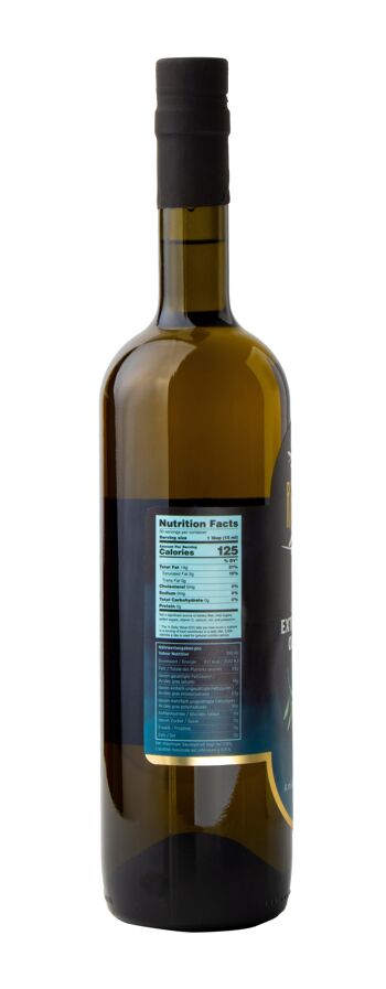 Riccolivo Premium Huile d'Olive Extra Vierge Bleue (Lumière) 750 ml 2