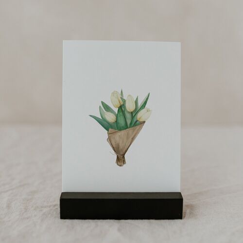 Aquarellkarte Tulips (VE = 10 Stück)