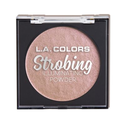 LA Colors - Strobing Illuminating Powder - Flashing Pink