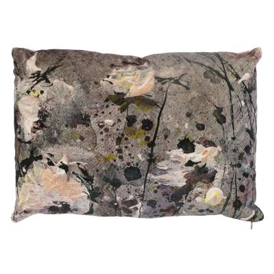 COUSSIN GRIS MOUSE I, velours, 100% Europe